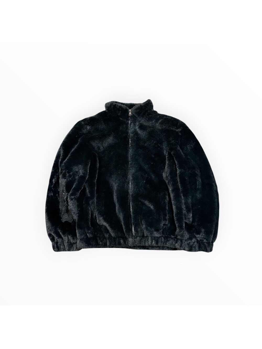 Cynthia Rowley Faux Fur Jacket Small S Full Zip Soft Plush Warm Coat
